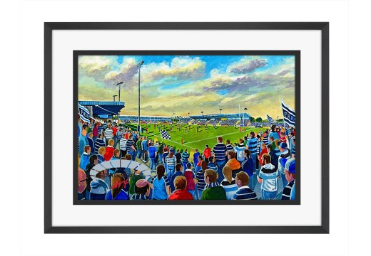 Post Office Road Stadium Fine Art Print - Featherstone Rovers Rugby League Post Office Road Stadium Fine Art Print - Featherstone Rovers Rugby League